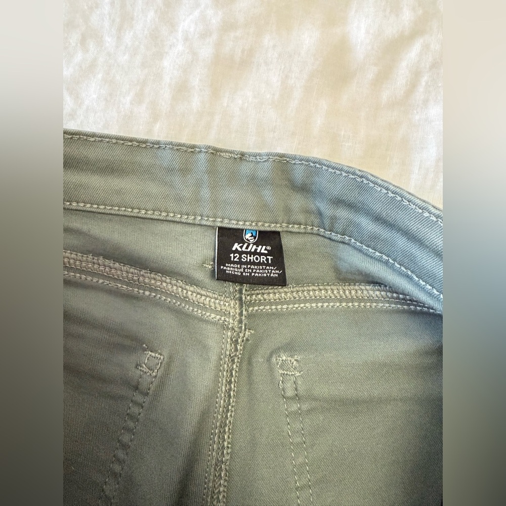 KUHL | SZ 12 Short | KONTOUR SKINNY Sea Grass Stretch Pocket Outdoor Pants - Picture 3 of 10